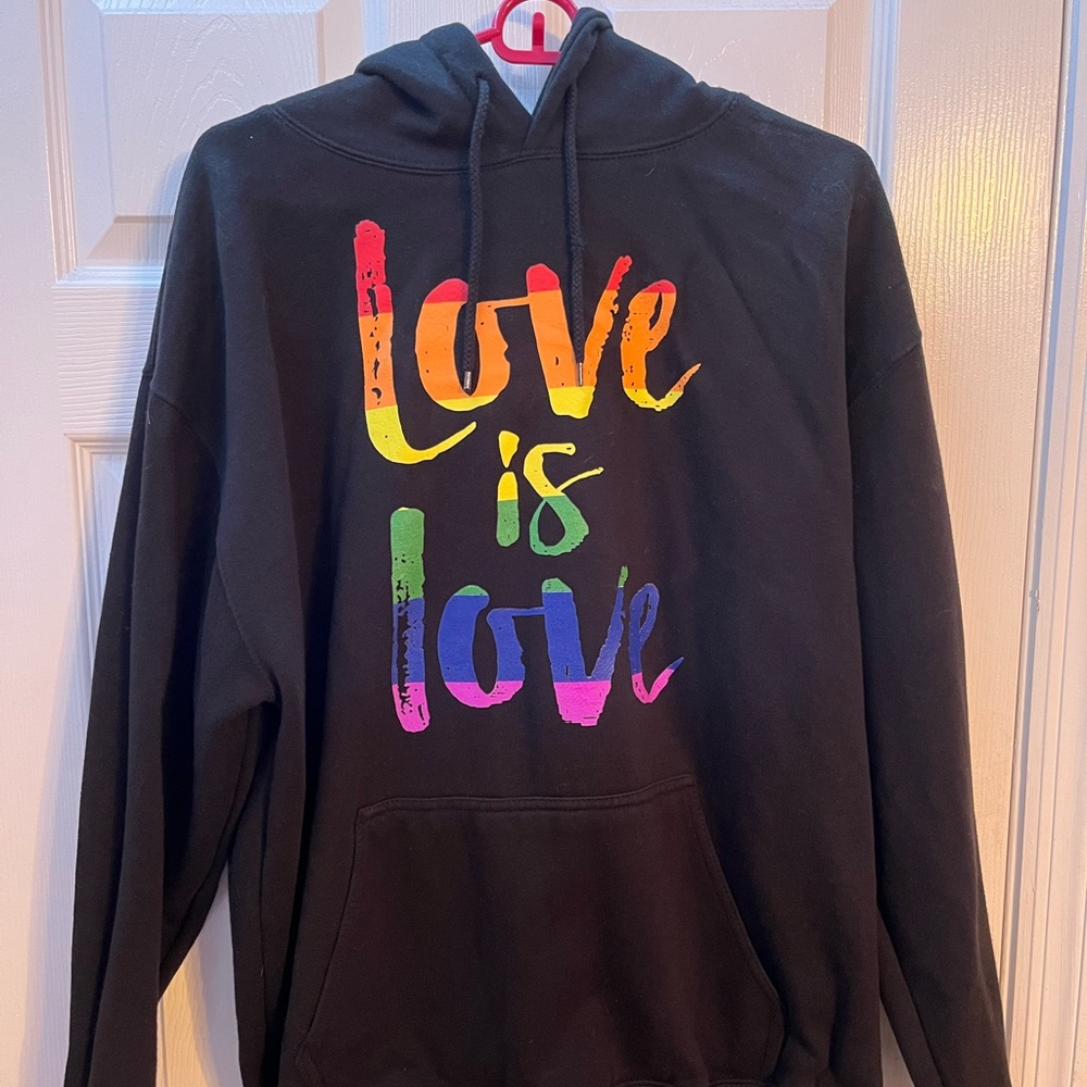 Love is Love Pride Black Hoodie